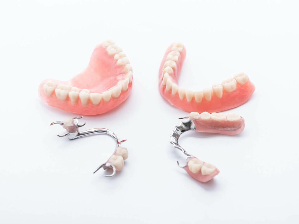 dentures are pictured